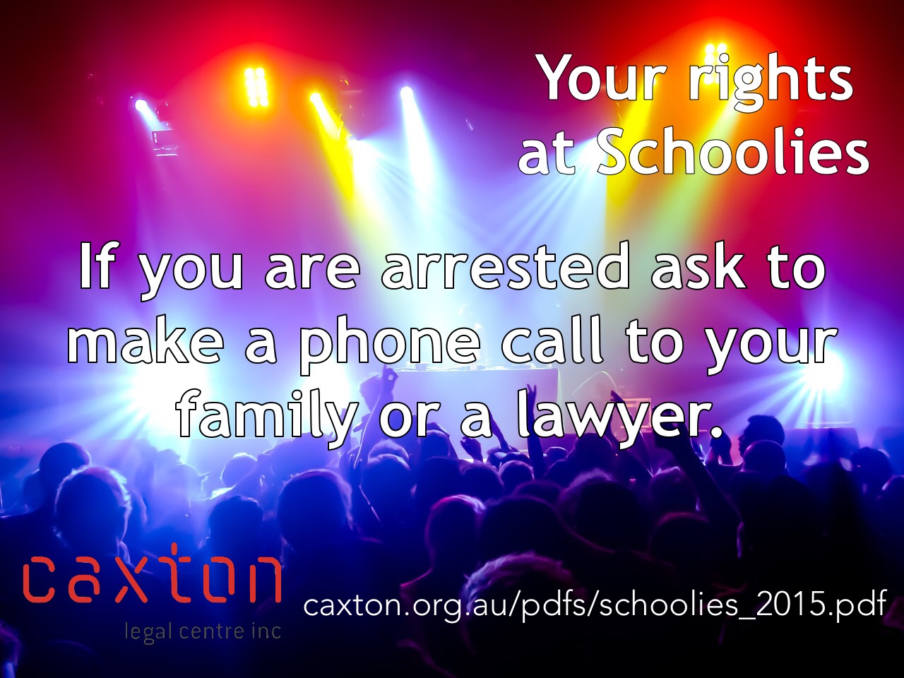 arrested phone call – Queensland Law Handbook Online