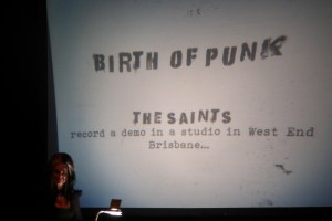 Madame Lark and her overhead projections birth of punk in West End